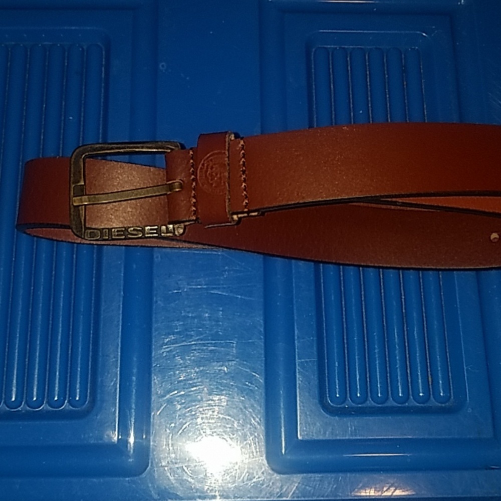 Mens Diesel leather belt 36in/90cm